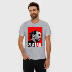 Мужская футболка хлопок Slim Златан Ибрагимович Zlatan - фото 2