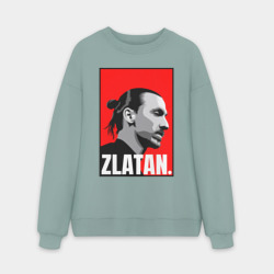 Мужской свитшот oversize без начеса хлопок Златан Ибрагимович Zlatan