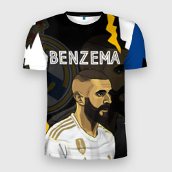 Мужская футболка 3D Slim Карим Бензема Реал Мадрид