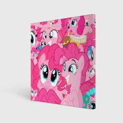 Холст квадратный Pinkie Pie pattern