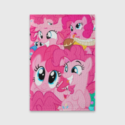 Обложка для паспорта матовая кожа Pinkie Pie pattern