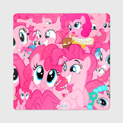 Магнит виниловый Квадрат Pinkie Pie pattern