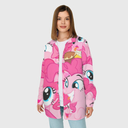 Женская рубашка oversize 3D Pinkie Pie pattern - фото 2