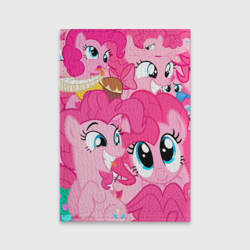 Обложка для паспорта матовая кожа Pinkie Pie pattern, цвет бирюзовый - фото 2