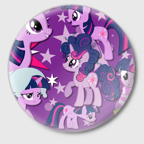 Значок Twilight Sparkle, цвет белый