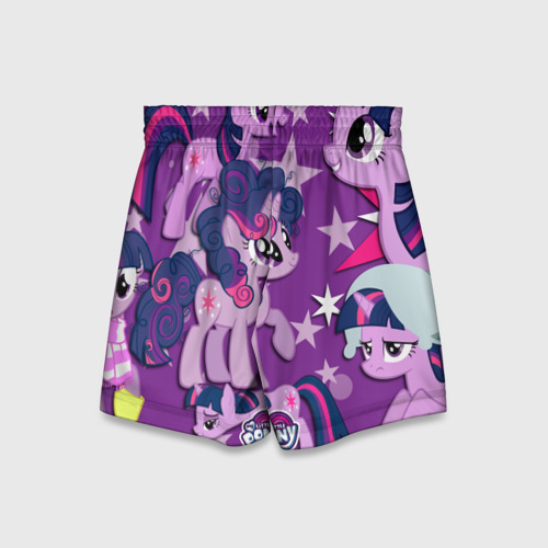 Детские спортивные шорты 3D Twilight Sparkle, цвет 3D печать - фото 2