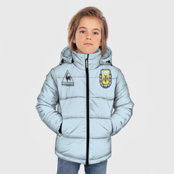 Зимняя куртка для мальчиков 3D Диего Марадона подпись - фото 2