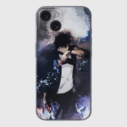 Чехол для iPhone 15 силиконовый с защитой камеры Сон Джин Ву