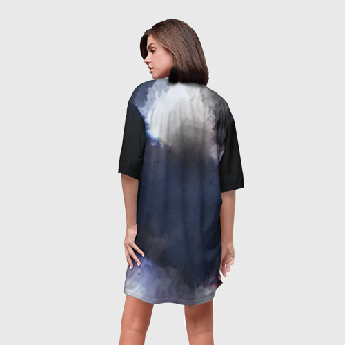 Платье-футболка 3D Сон Джин Ву - фото 4