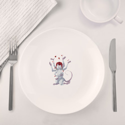Набор: тарелка + кружка Крысиный шут - фото 2