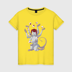 Женская футболка хлопок Крысиный шут