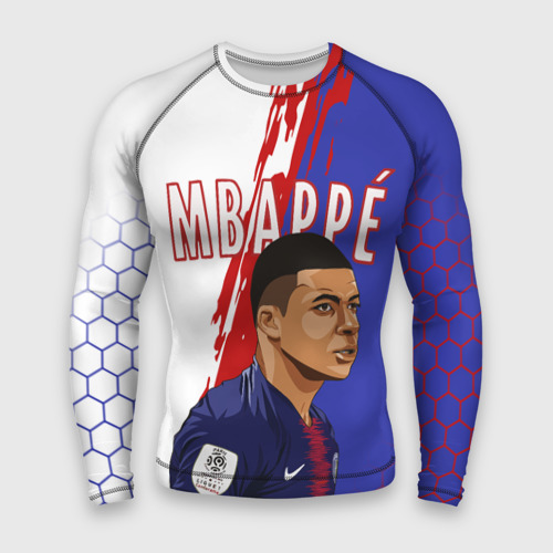 Мужской рашгард 3D Килиан Мбаппе Kylian Mbappe, цвет 3D печать