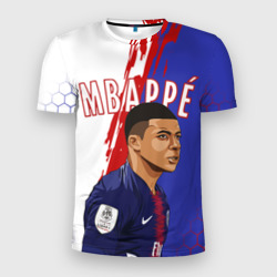 Мужская футболка 3D Slim Килиан Мбаппе Kylian Mbappe