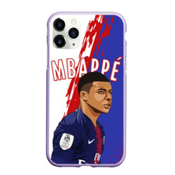 Чехол для iPhone 11 Pro матовый Килиан Мбаппе Kylian Mbappe