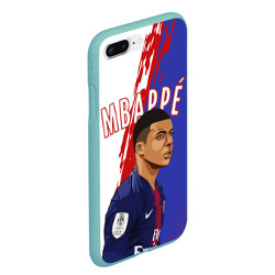 Чехол для iPhone 7Plus/8 Plus матовый Килиан Мбаппе Kylian Mbappe - фото 2