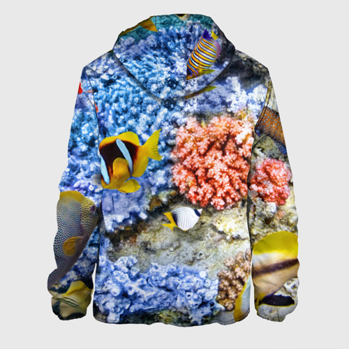 Мужская куртка 3D с принтом Морской мир, вид сзади #1