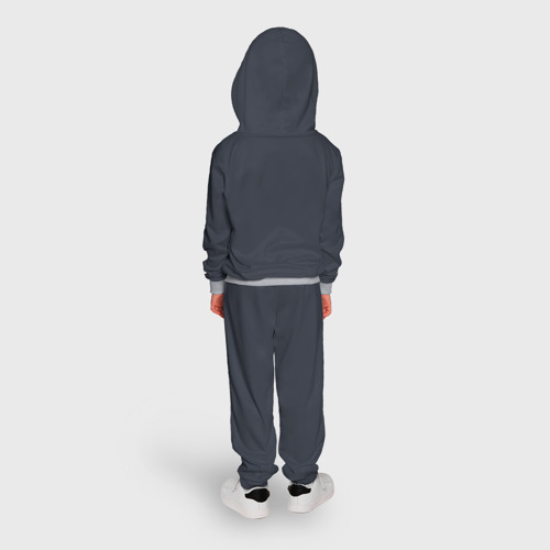 Детский костюм с толстовкой 3D Карим Бензема. Поп арт, цвет меланж - фото 4