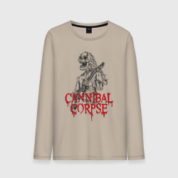 Мужской лонгслив хлопок Cannibal Corpse Труп Канниба