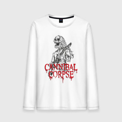 Мужской лонгслив хлопок Cannibal Corpse Труп Канниба