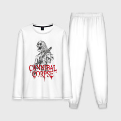 Мужская пижама с лонгсливом хлопок Cannibal Corpse Труп Канниба