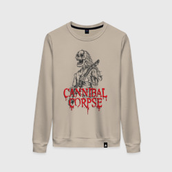 Женский свитшот хлопок Cannibal Corpse Труп Канниба