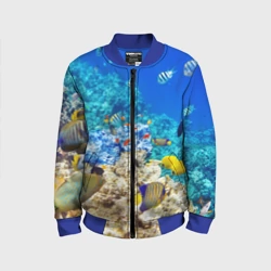 Детский бомбер 3D Морской мир