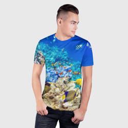 Мужская футболка 3D Slim Морской мир - фото 2