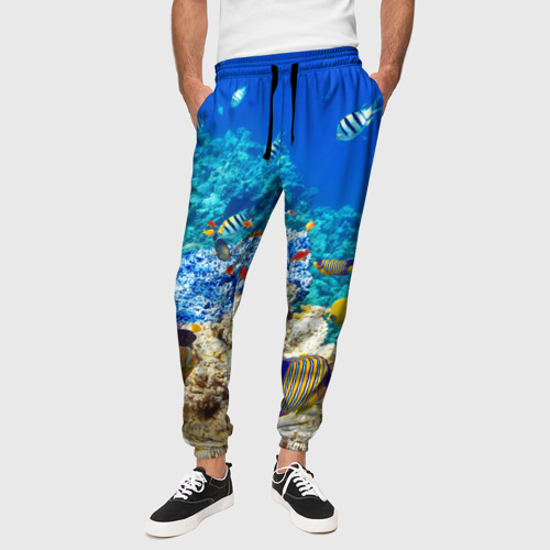 Мужские брюки 3D Морской мир, цвет 3D печать - фото 4