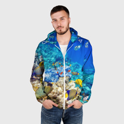 Мужская ветровка 3D Морской мир - фото 2