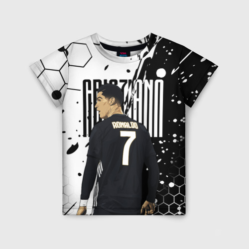 Детская футболка 3D Криштиану Роналду Juventus