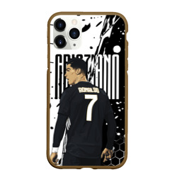 Чехол для iPhone 11 Pro Max матовый Криштиану Роналду Juventus