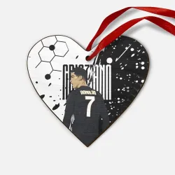 Деревянная игрушка Сердце Криштиану Роналду Juventus