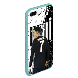 Чехол для iPhone 7Plus/8 Plus матовый Криштиану Роналду Juventus - фото 2