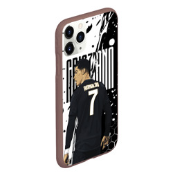 Чехол для iPhone 11 Pro Max матовый Криштиану Роналду Juventus - фото 2