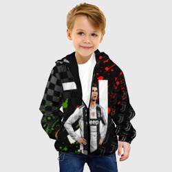 Детская куртка 3D Криштиану Роналду гранж - фото 2