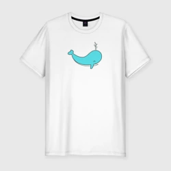 Мужская футболка хлопок Slim Кит