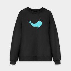 Мужской свитшот oversize без начеса хлопок Кит