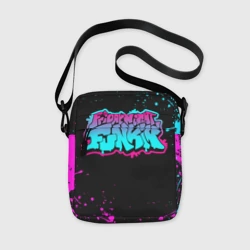 Сумка через плечо 3D Friday night Funkin neon неоновые брызги краски