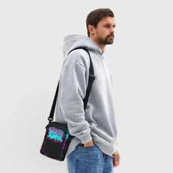 Сумка через плечо 3D Friday night Funkin neon неоновые брызги краски - фото 2