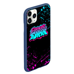 Чехол для iPhone 11 Pro Max матовый Friday night Funkin neon неоновые брызги краски - фото 2