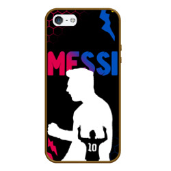 Чехол для iPhone 5/5S матовый Лионель Месси Lionel Messi