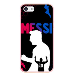 Чехол для iPhone 5/5S матовый Лионель Месси Lionel Messi