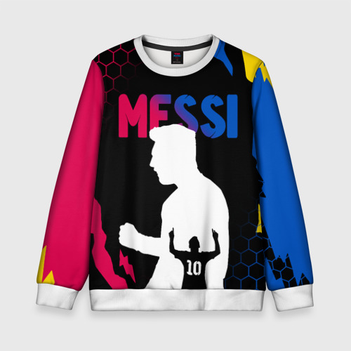 Детский свитшот 3D Лионель Месси Lionel Messi, цвет 3D печать