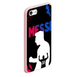 Чехол для iPhone 5/5S матовый Лионель Месси Lionel Messi - фото 2