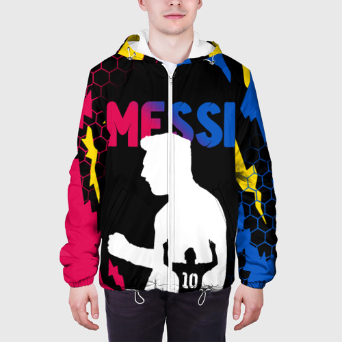 Мужская куртка 3D Лионель Месси Lionel Messi, цвет 3D печать - фото 4