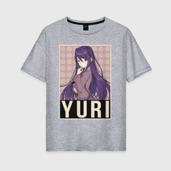 Женская футболка хлопок Oversize Yuri