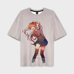 Мужская футболка oversize 3D Cyber Monika