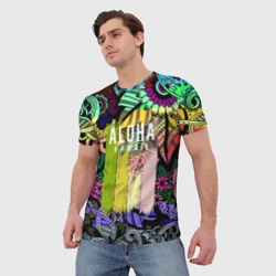 Мужская футболка 3D Алоха Гавайи aloha Hawaii - фото 2