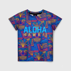 Детская футболка 3D Aloha Hawaii алоха Гавайи