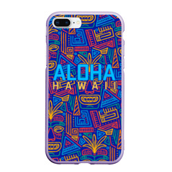 Чехол для iPhone 7Plus/8 Plus матовый Aloha Hawaii алоха Гавайи